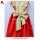 Wholesale red organza christmas flutter sleeve dress